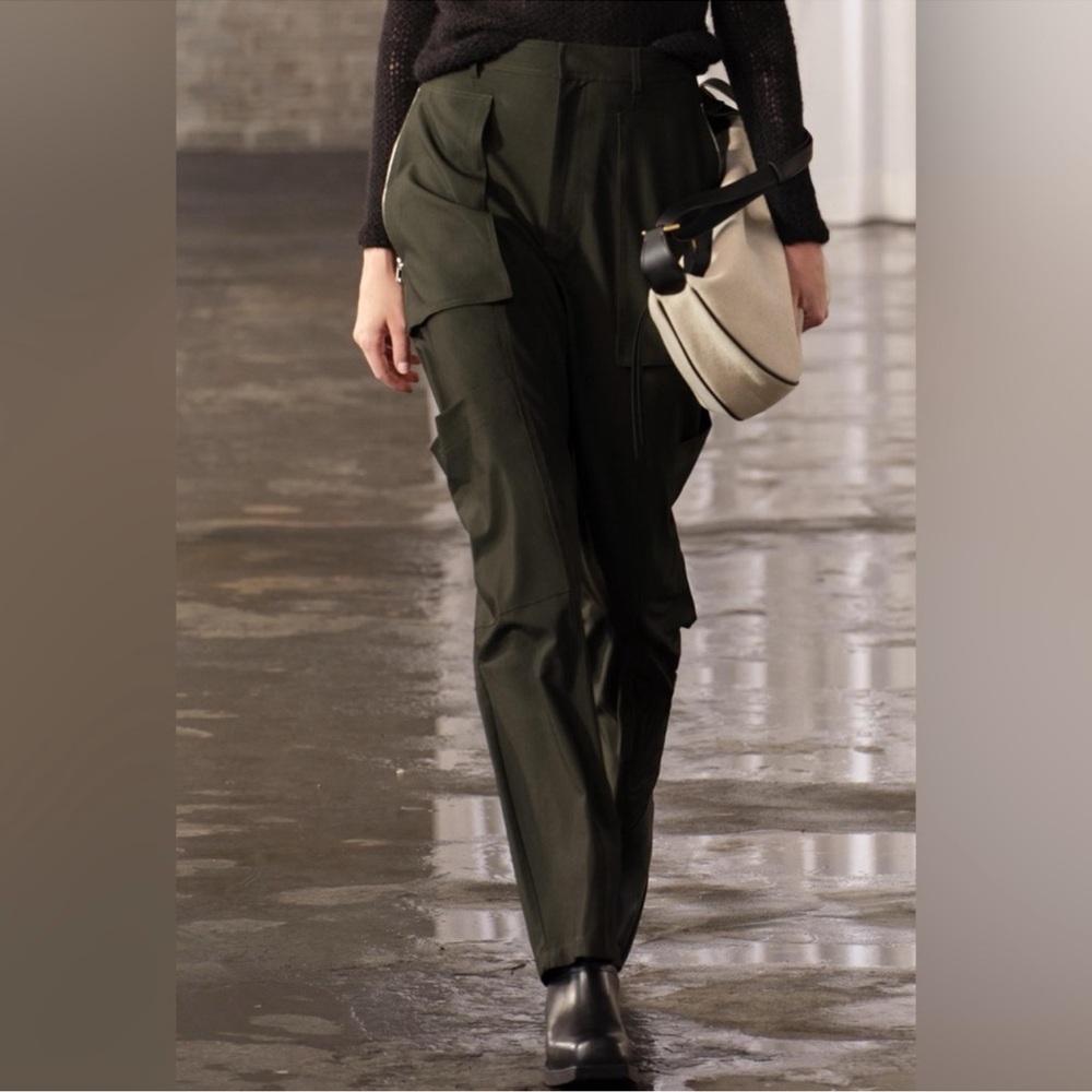 ZARA ZIPPERED CARGO PANTS ZW COLLECTION